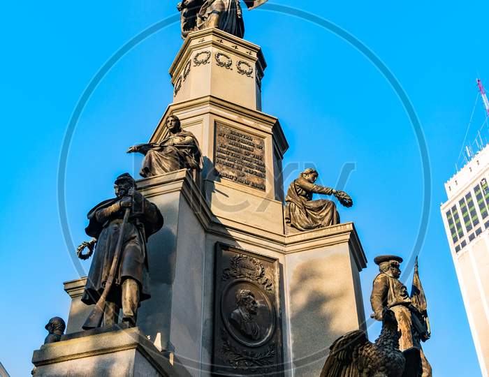 Soldiers And Sailors Monument In Detroit, Michigan