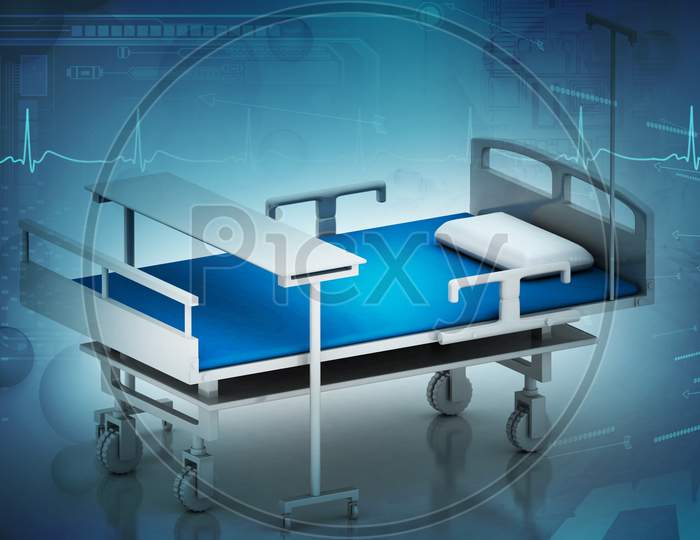 3D Multi Use Hospital Bed