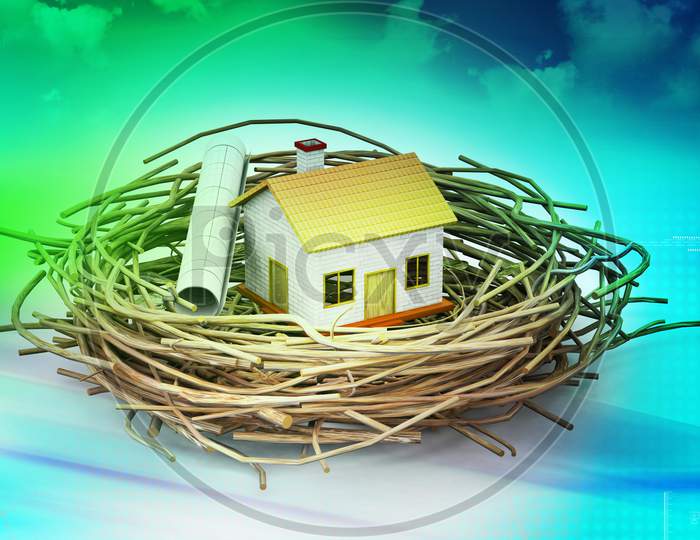 Business Chart An House On Nest
