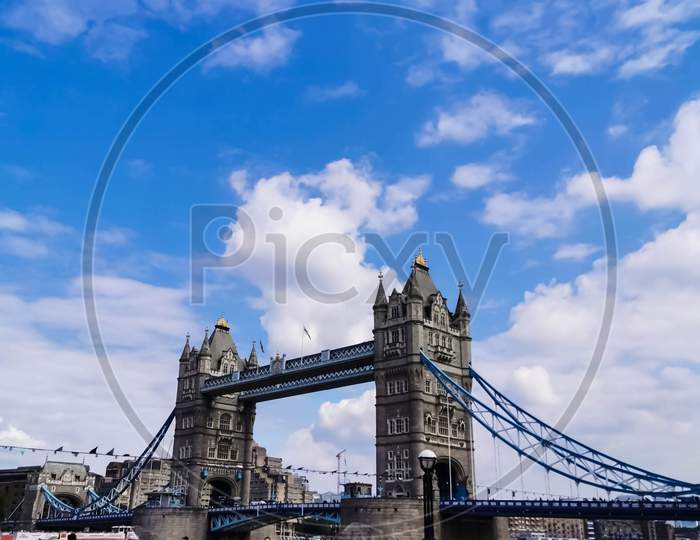 Tower Bridge of London.