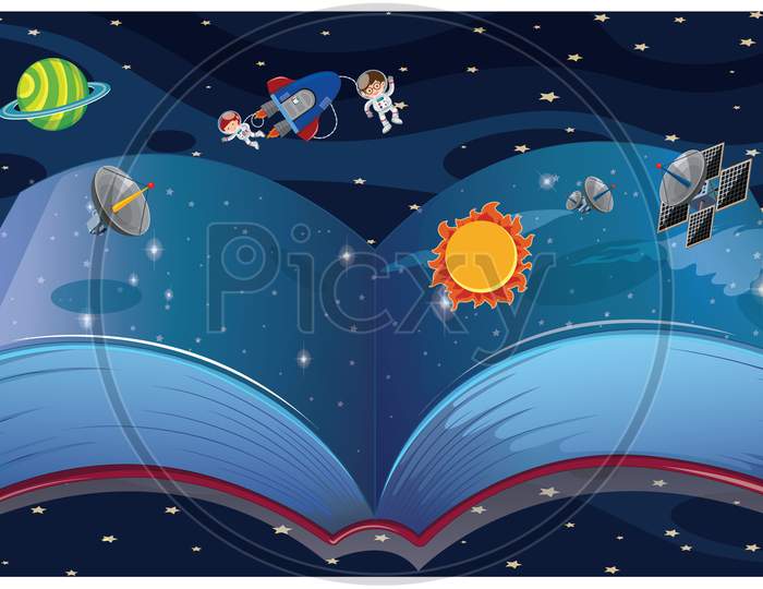 Book Contains Complete Space Knowledge With Actual Things