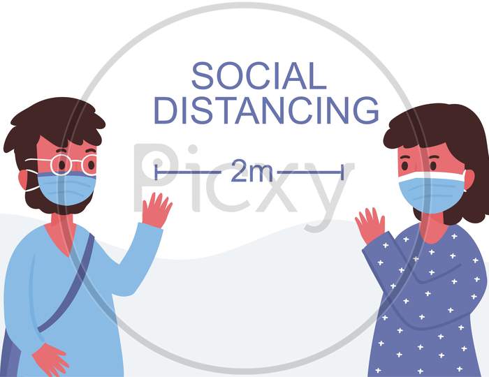social distancing minimum 2 meters