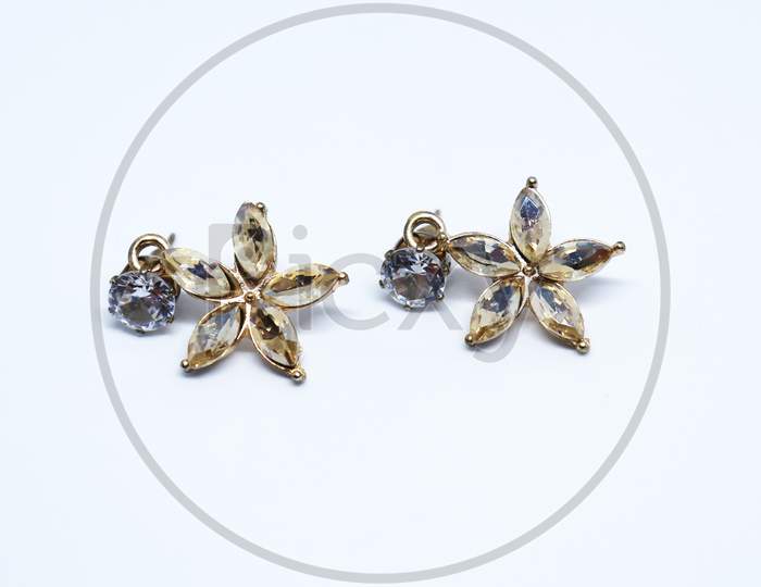 Beautiful designer fancy earrings pair for woman fashion
