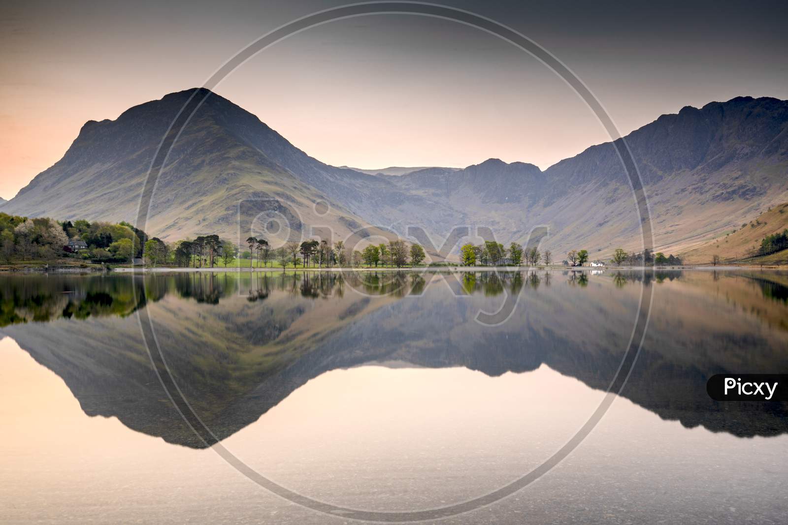 Reflections On Buttermere Lake At Dawn