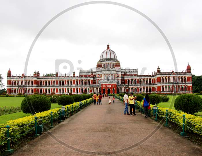 Cooch Behar, West Bengal, India on 11th October, 2016 : Cooch Behar Palace, also called the Victor Jubilee Palace. Ancient architecture. Cooch Behar Rajbari in West Bengal, India