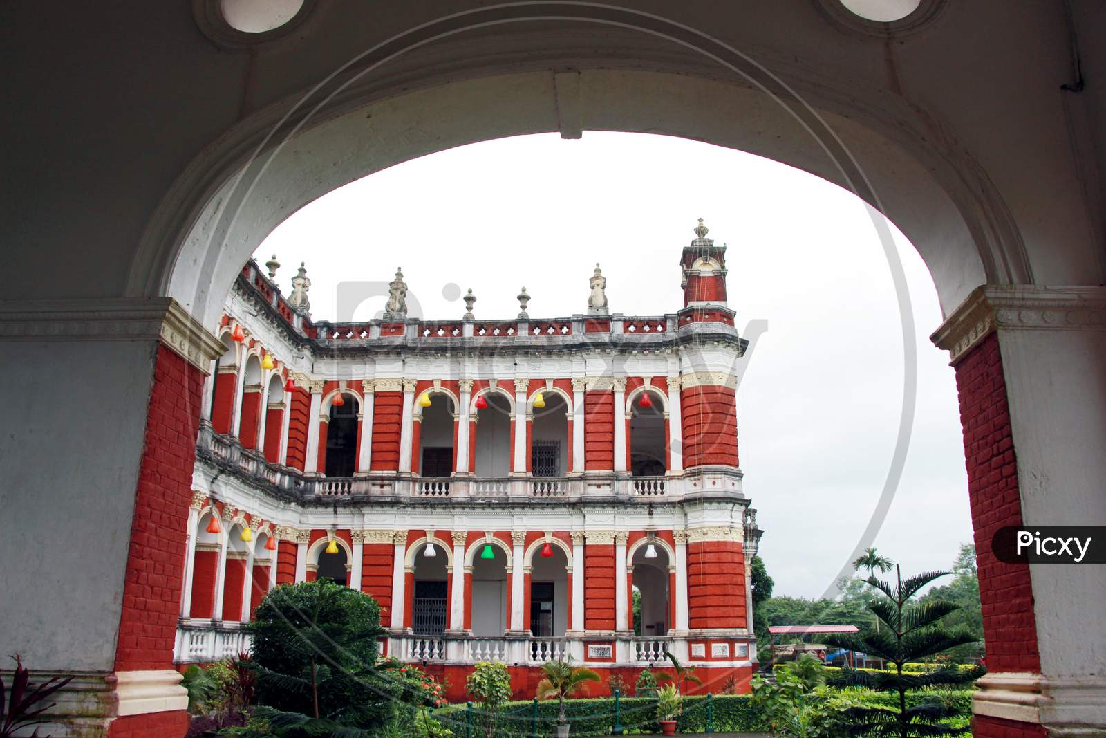 Cooch Behar Palace, also called the Victor Jubilee Palace. Ancient, classic. Cooch Behar Rajbari in West Bengal, India