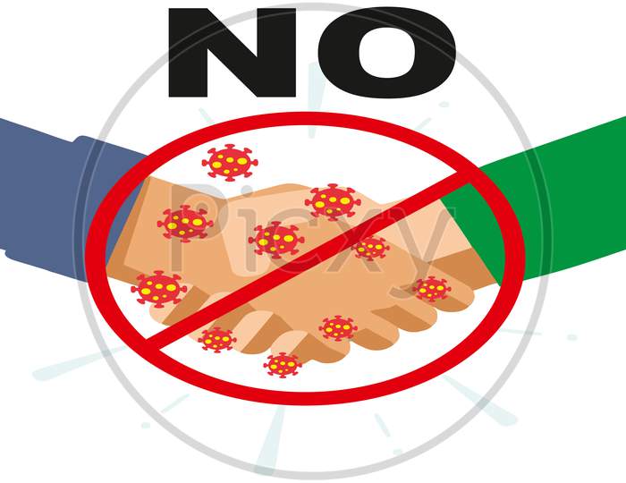 No Handshake To Avoid Spreading Germs