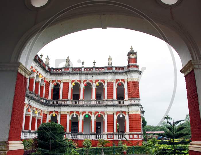 Cooch Behar Palace, also called the Victor Jubilee Palace. Ancient, classic. Cooch Behar Rajbari in West Bengal, India