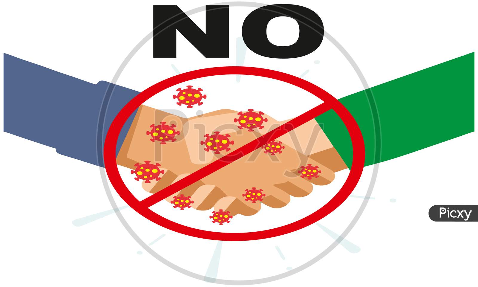 No Handshake To Avoid Spreading Germs