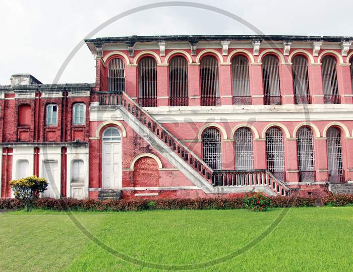 Cooch Behar Palace, also called the Victor Jubilee Palace. Ancient architecture. Cooch Behar Rajbari
