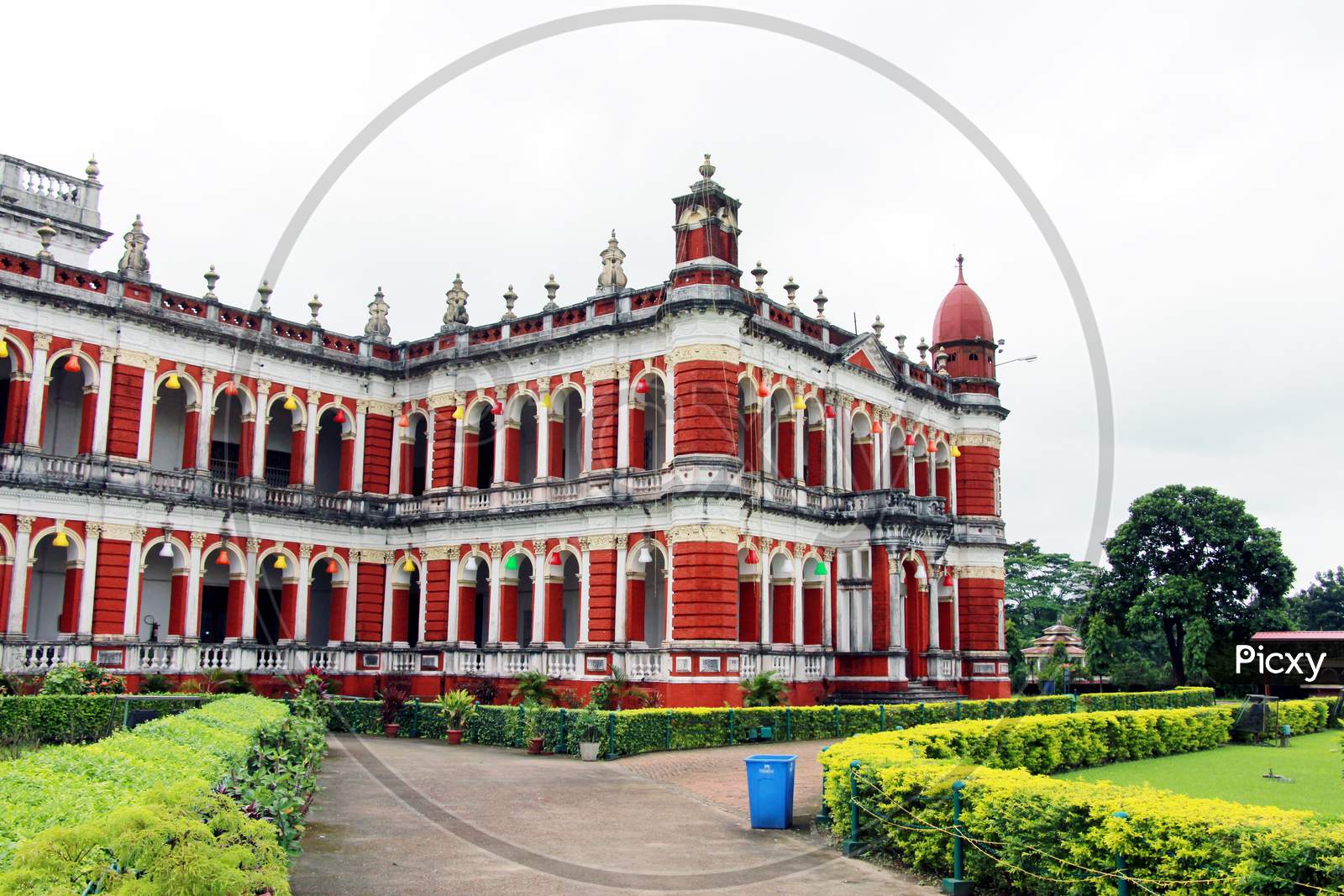 Cooch Behar Palace, also called the Victor Jubilee Palace. Ancient, classic. Cooch Behar Rajbari in West Bengal, India