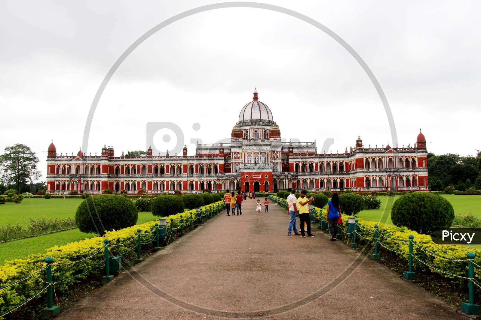 Cooch Behar, West Bengal, India on 11th October, 2016 : Cooch Behar Palace, also called the Victor Jubilee Palace. Ancient architecture. Cooch Behar Rajbari in West Bengal, India
