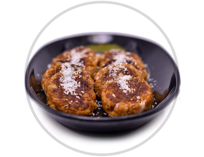 Indian Vegetable Round Cutlet Dish