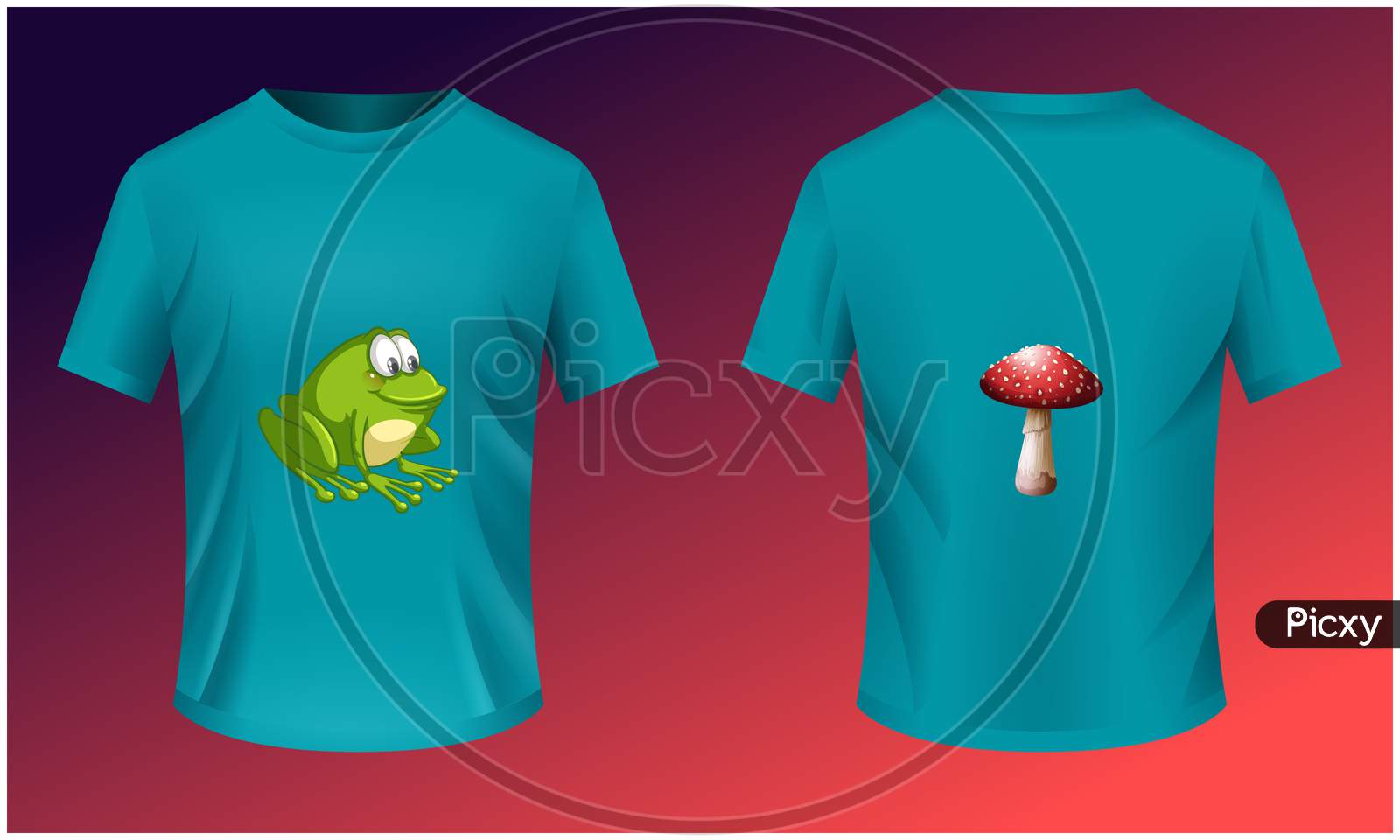 Mock Up Illustration Of Player Uniform On Abstract Background