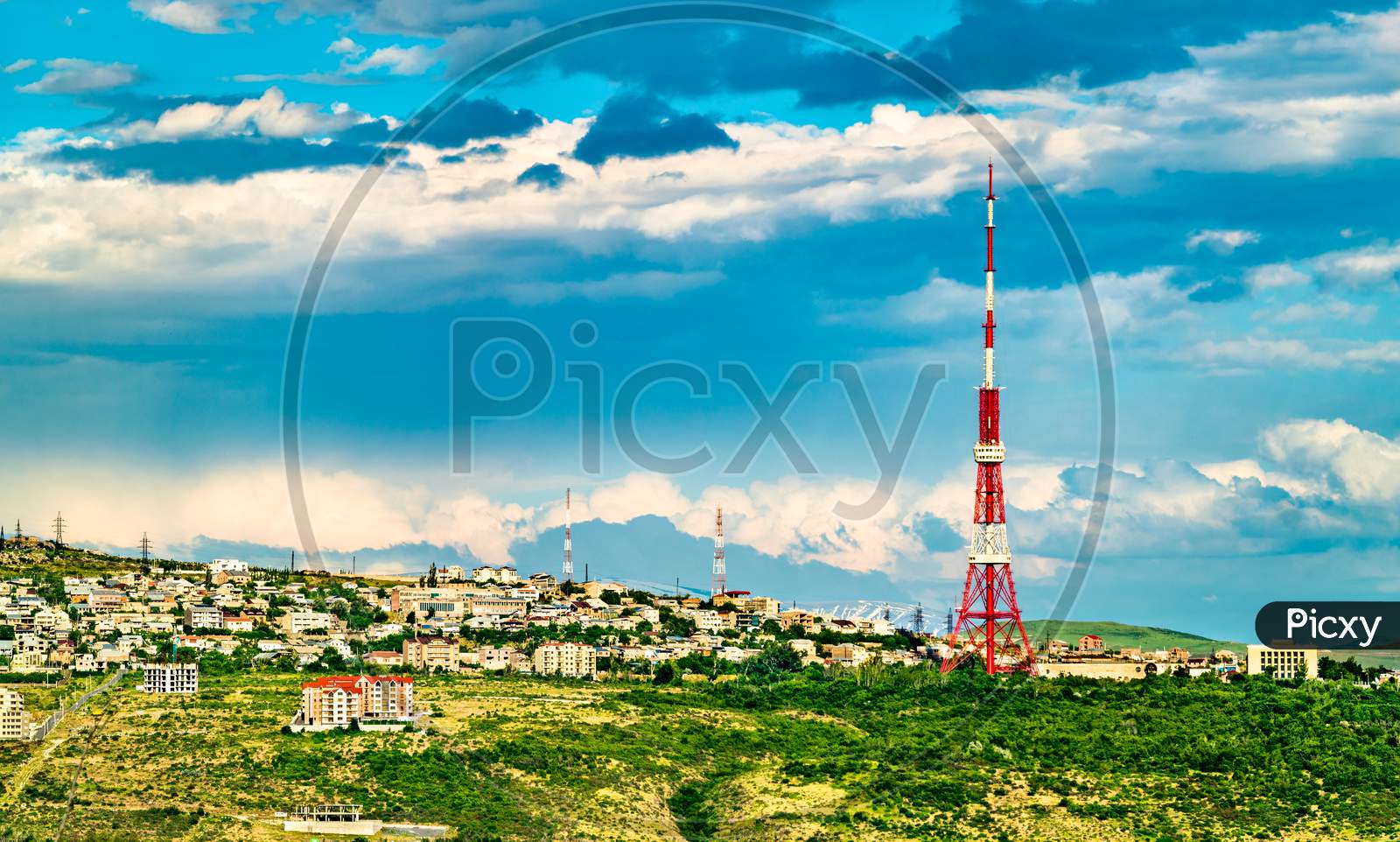 Yerevan Tv Tower In Armenia