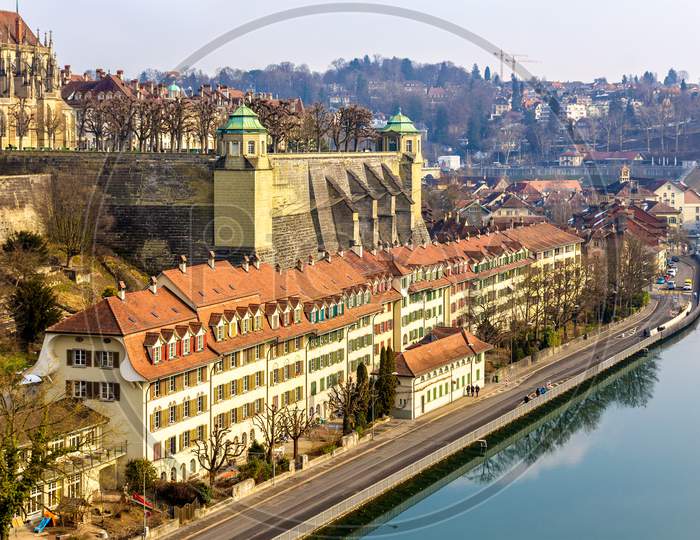 Riverside Of Bern In Switzerland