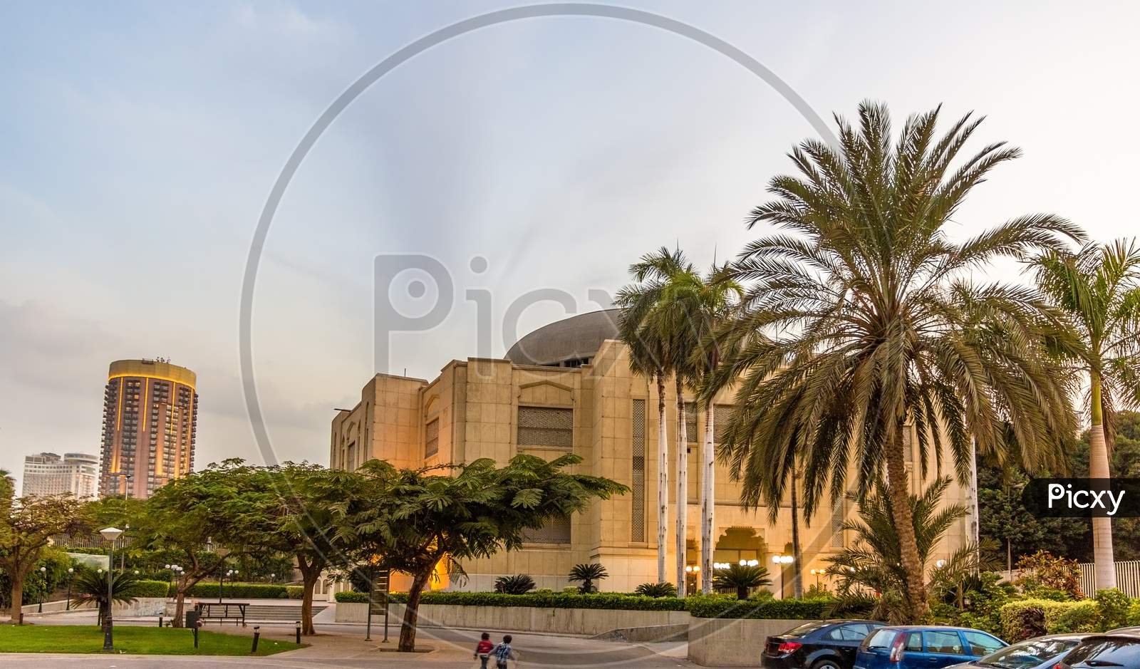 Cairo Opera House In The Evening - Egypt