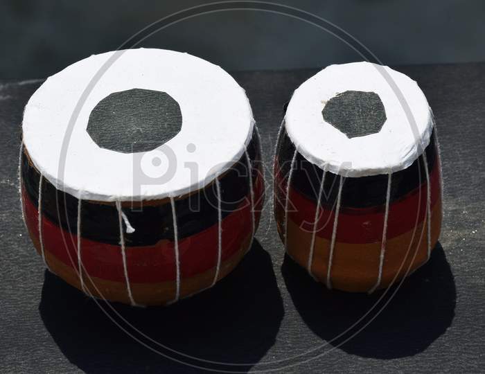 Small version of Indian musical instrument - Tabla