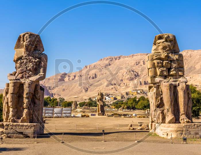 Colossi Of Memnon (Statues Of Pharaoh Amenhotep Iii) Near Luxor