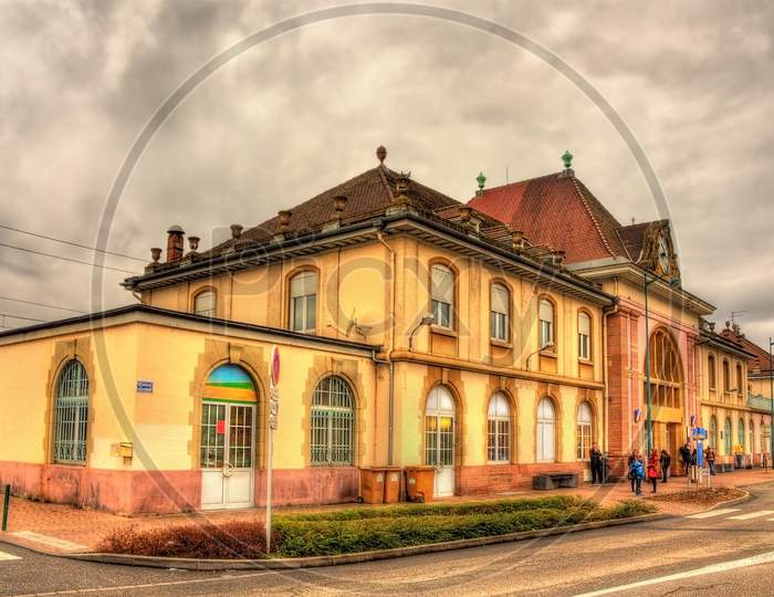 Railway Station Of Saint Louis - Alsace, France