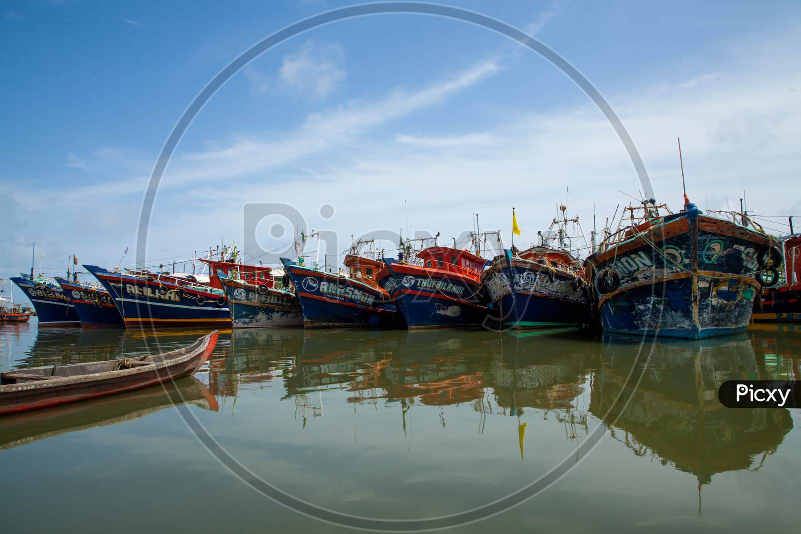 fishing harbour in ponnani kerala india
