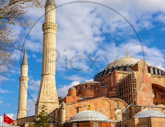 View Of Hagia Sophia (Holy Wisdom) - Istanbul, Turkey