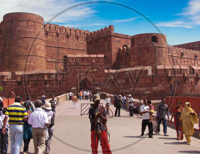Lal Qila or Red Fort of Agra