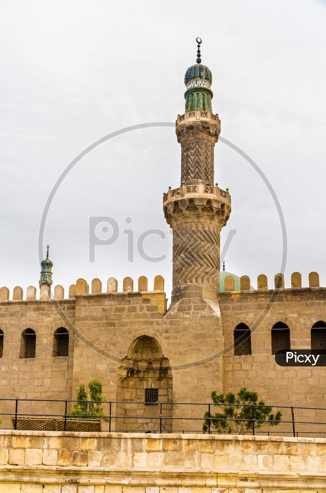 Minaret Of The Al-Nasir Muhammad Mosque In Cairo - Egypt