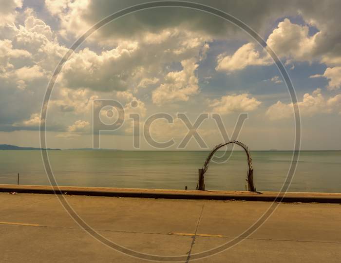 A View To The Beach Of Jomtien,Thailand