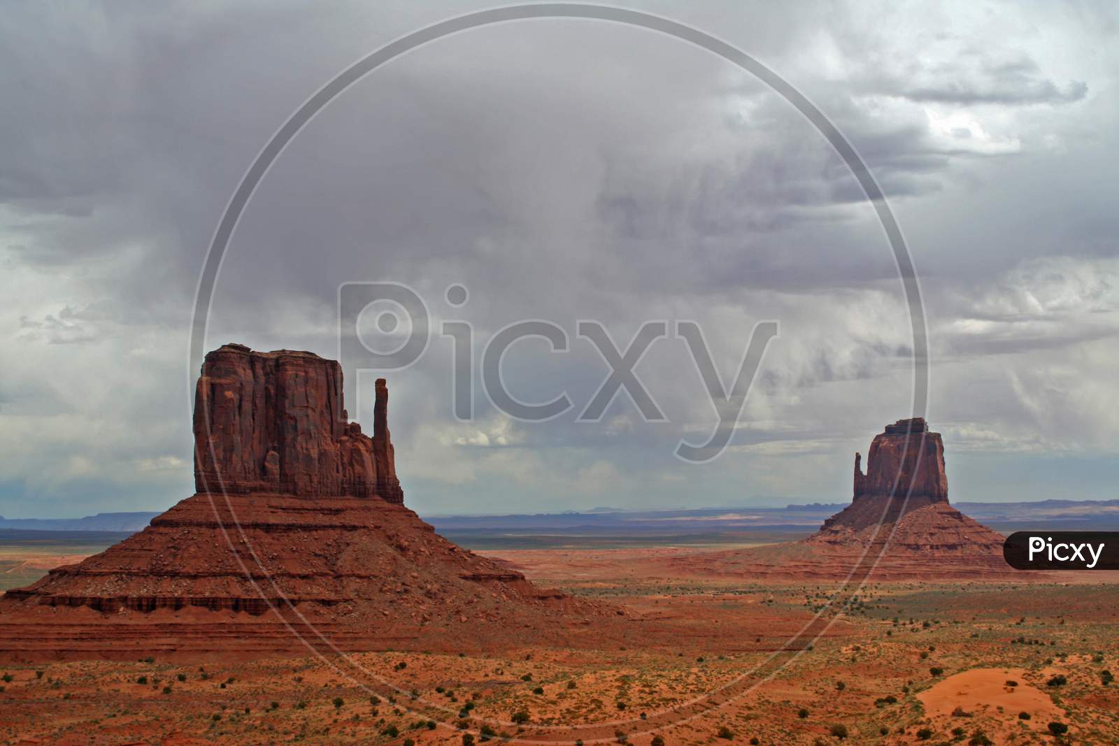 The Mittens In Monument Valley