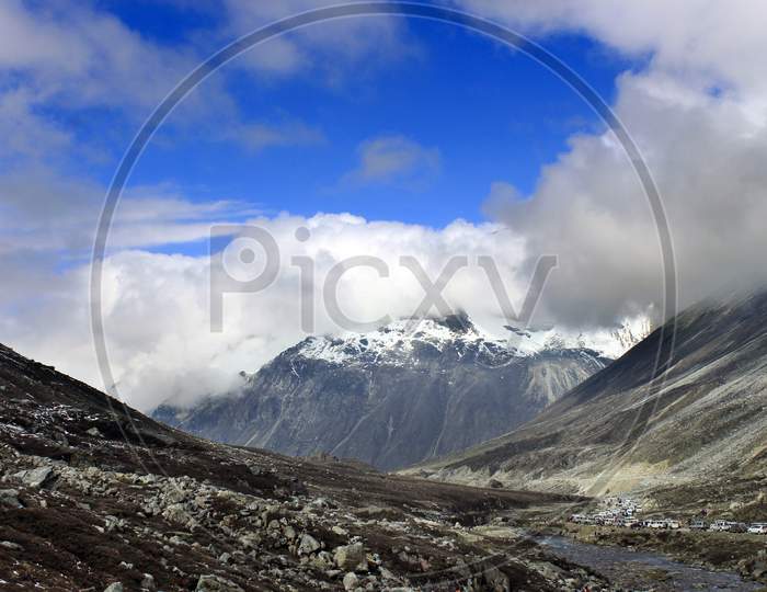 Snow Capped Mountains of Sikkim