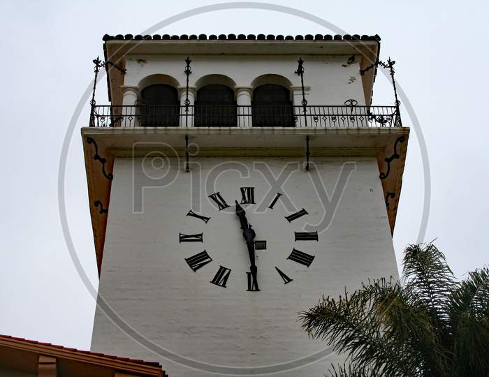 Clock Tower In Santa Barbara