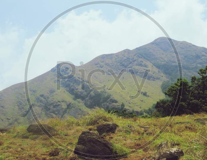 Beautiful Mountain Chembra peak Wayanad kerala
