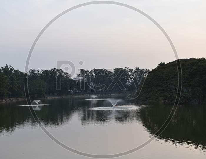 a lake situated in the Laal bagh garden of Bangalore.