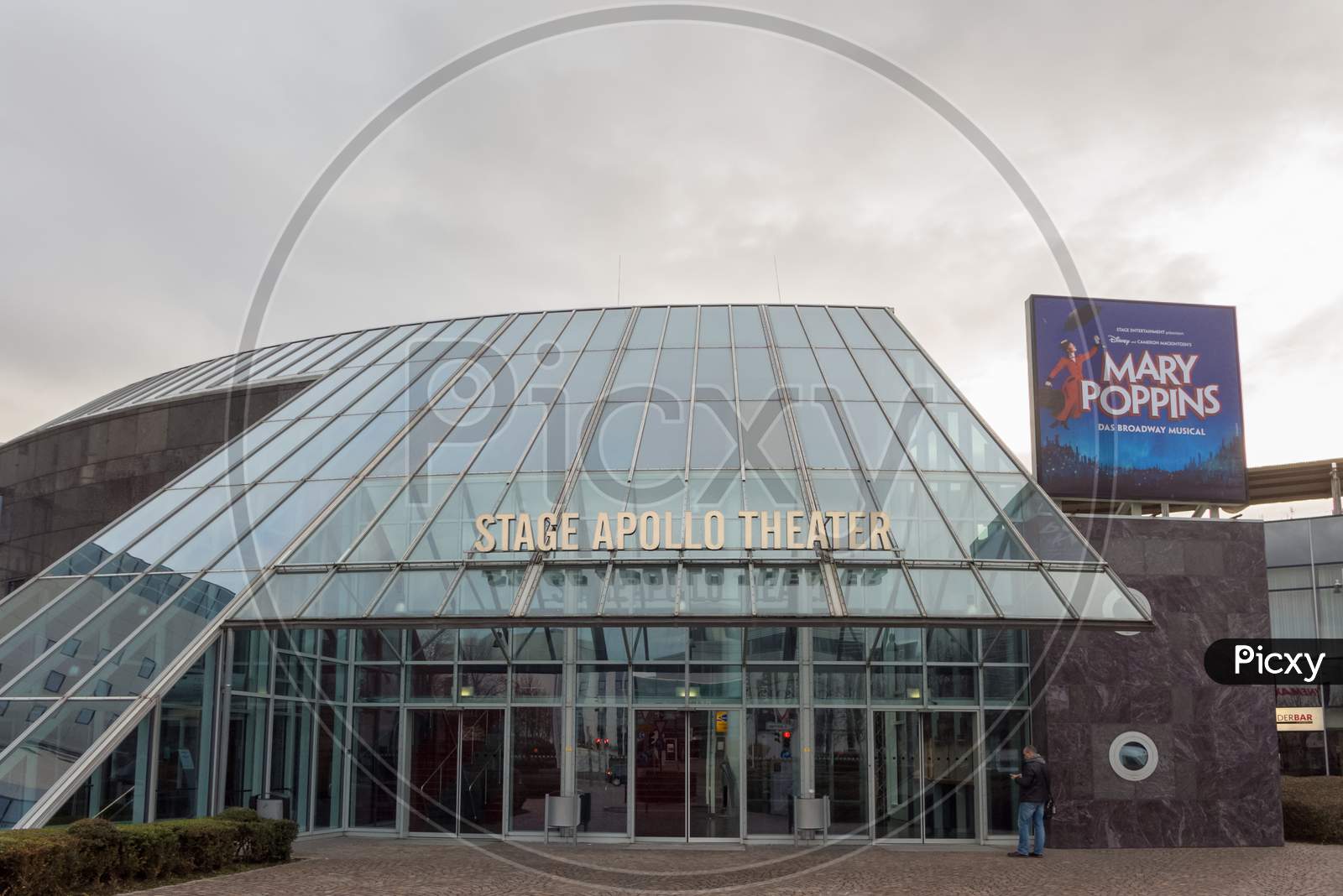 Stuttgart,Germany - January 19,2018: Stage Apollo Theater In This Theatre They Play The Musical Mary Poppins.It'S Part Of The Si-Centrum Entertainment Complex In Moehringen.