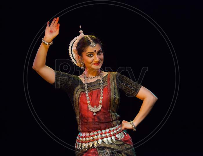 A highly talented junior Odissi dancer