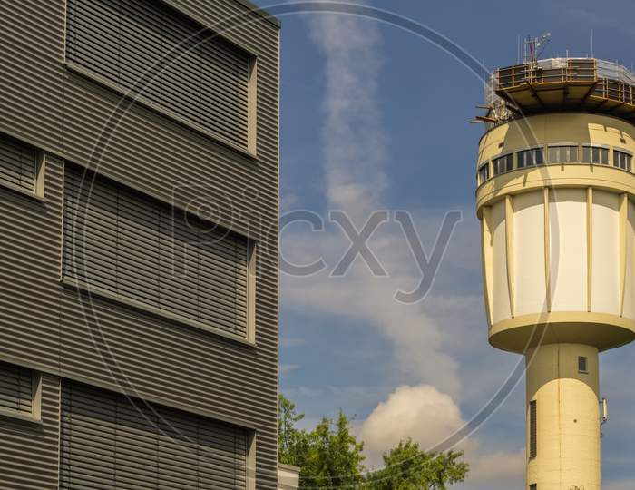 A Small Tower In A German Town
