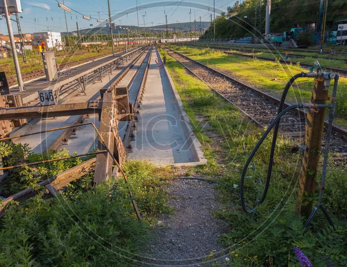 Old Railways In A German City