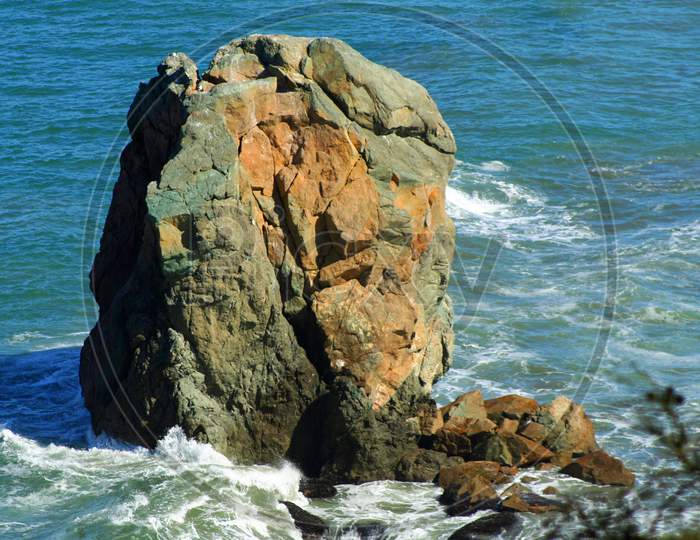 Rock Formation In San Francisco Bay
