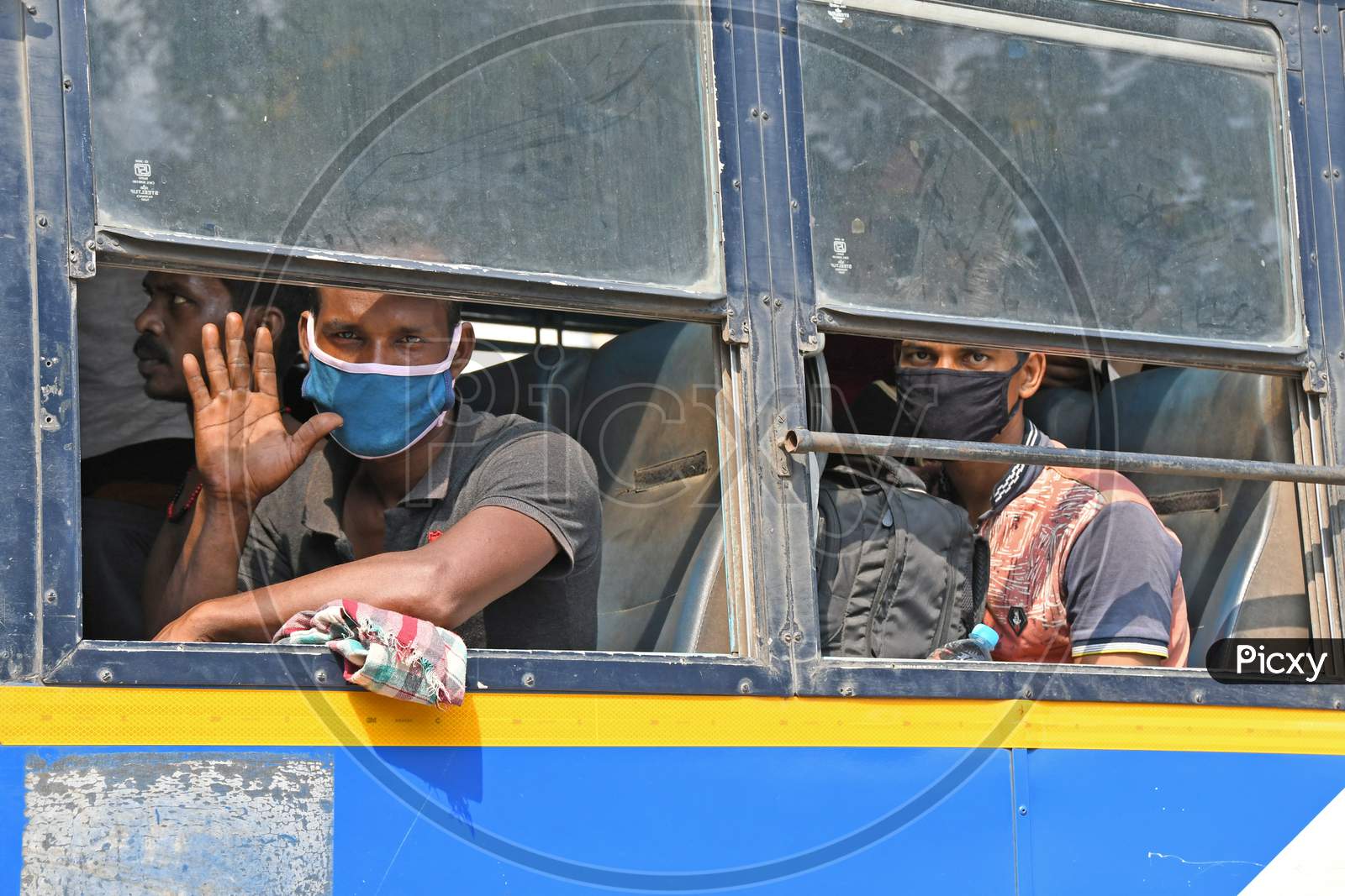 Migrant workers stranded due to lockdown in the emergence of Novel Coronavirus (COVID-19) have returned to their home state (West Bengal) on a 'Shramik Special' train from other states