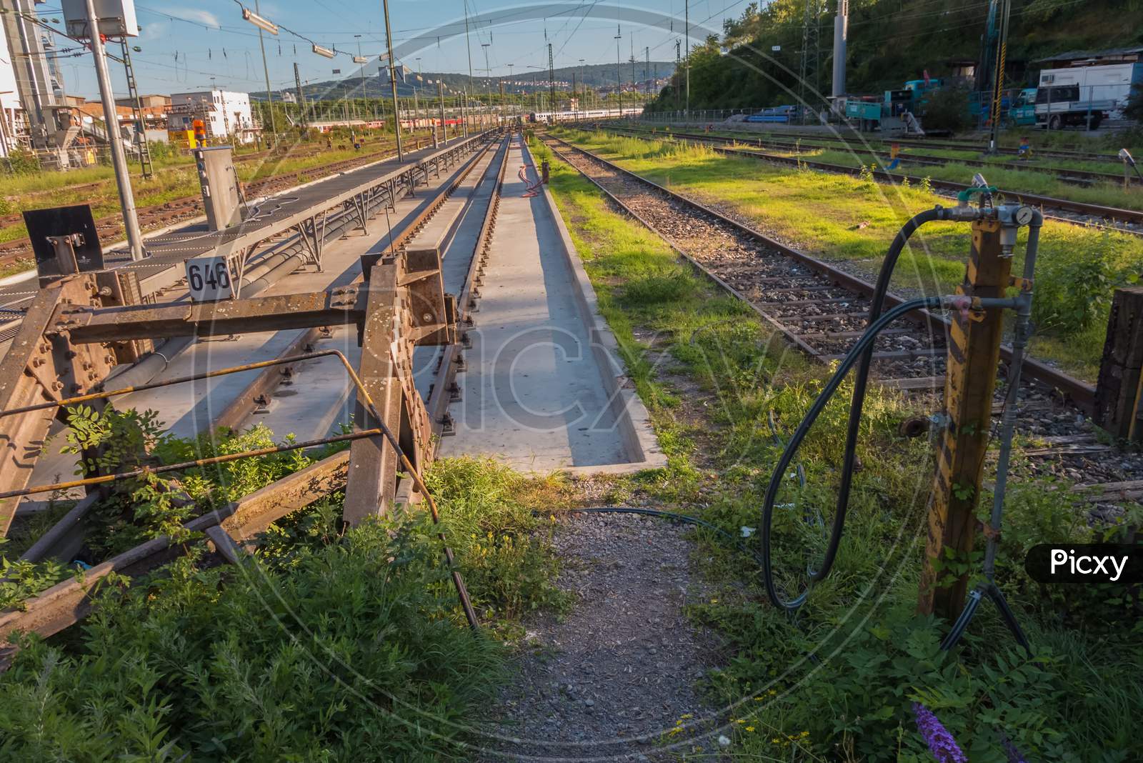 Old Railways In A German City