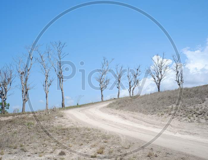 A view of Lolomogho Loura hill area crossing Sumba Barat Daya border with West Sumba