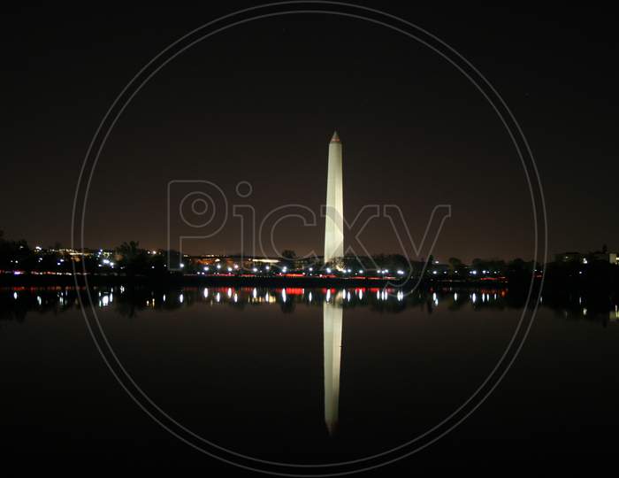 Washington Monument At Night (Dc 0222)