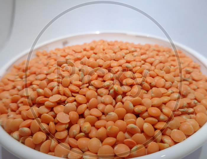 Red Lentil uncooked full of protein