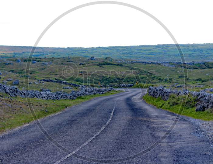 Highway Through The Burren (Ire 0376)