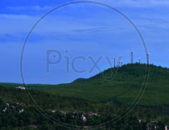 Wind miles on Tirupati Hills
