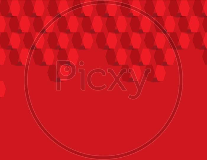 Red abstract texture. illustration background 3d paper cutout art style can be used in cover design, book design, poster, cd cover, flyer, website backgrounds or advertising.