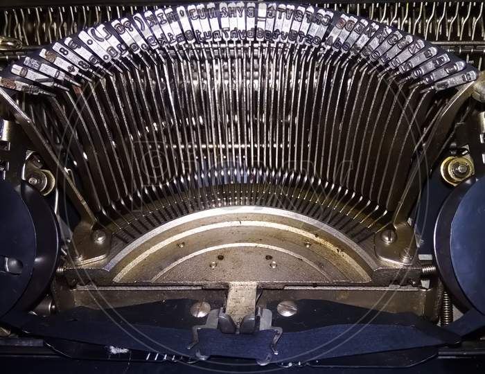 Strokes of typewriter machine