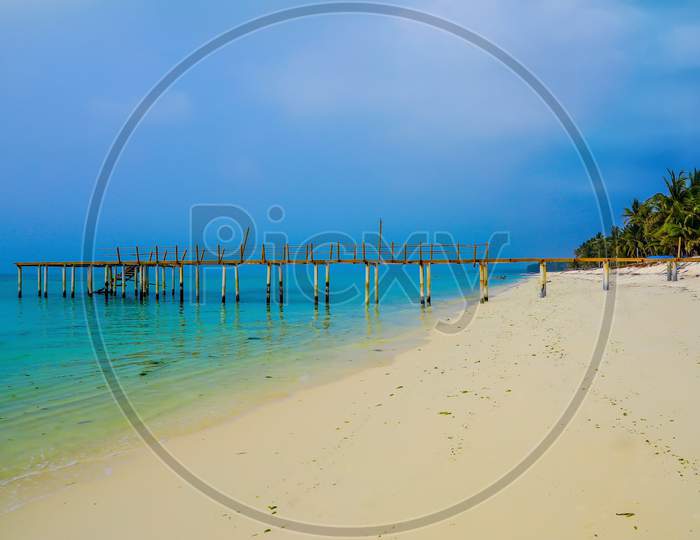 Beach, Agatti Island, Also Known As “The Fishing Capital” Of Lakshadweep Has One Of The Most Beautiful Lagoons In Lakshadweep India.