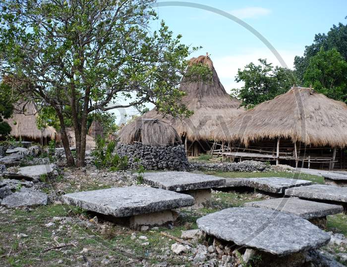 Traditional village in West Sumba, NTT